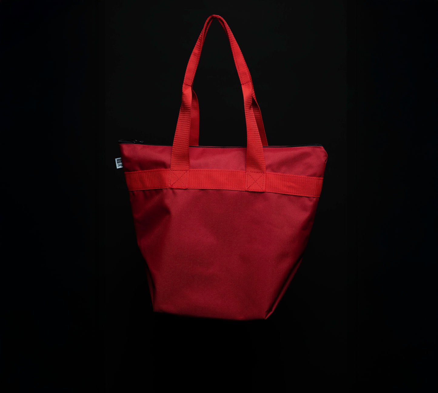Bolso Tote Rojo con Cierre