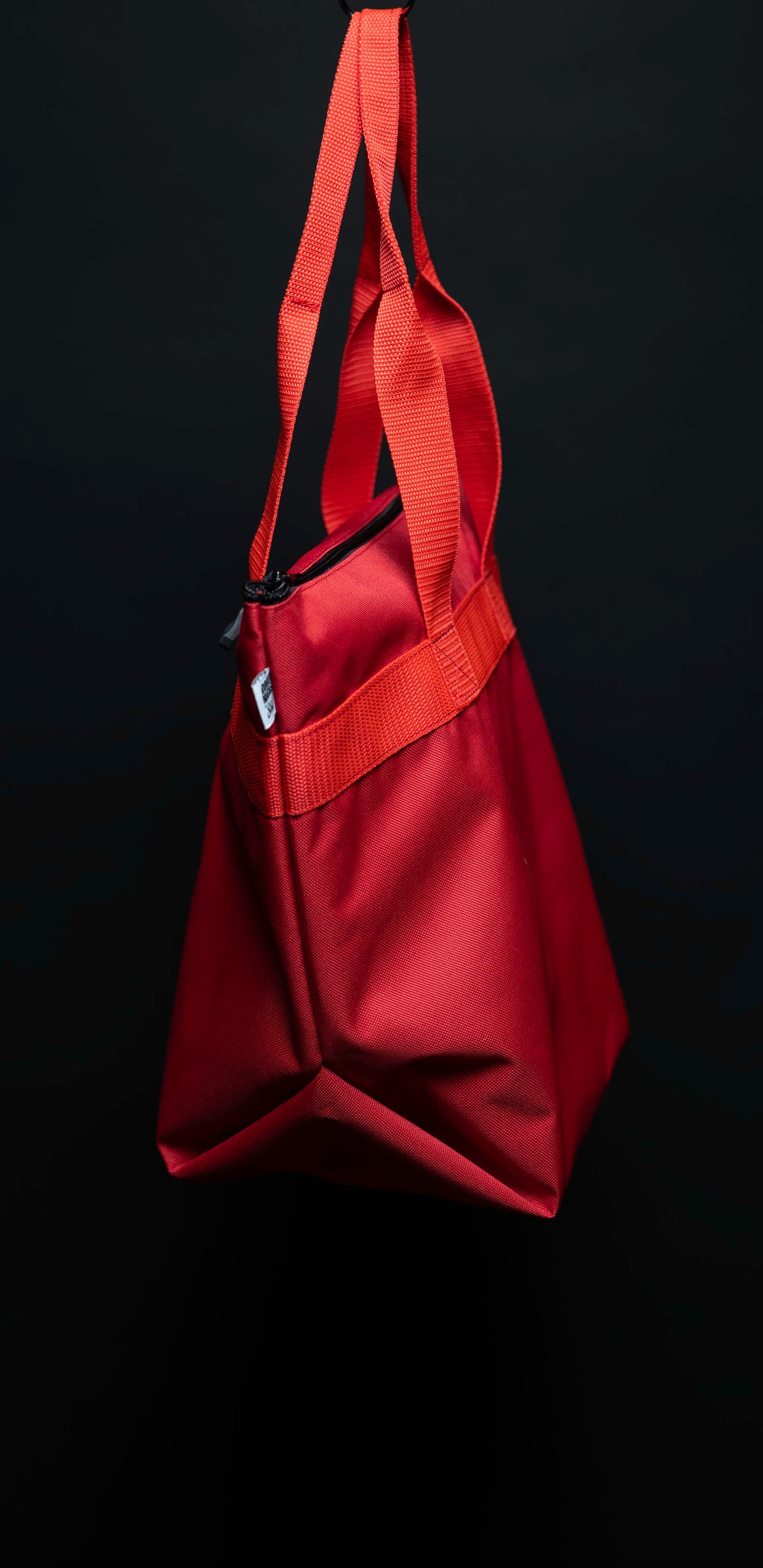 Bolso Tote Rojo con Cierre