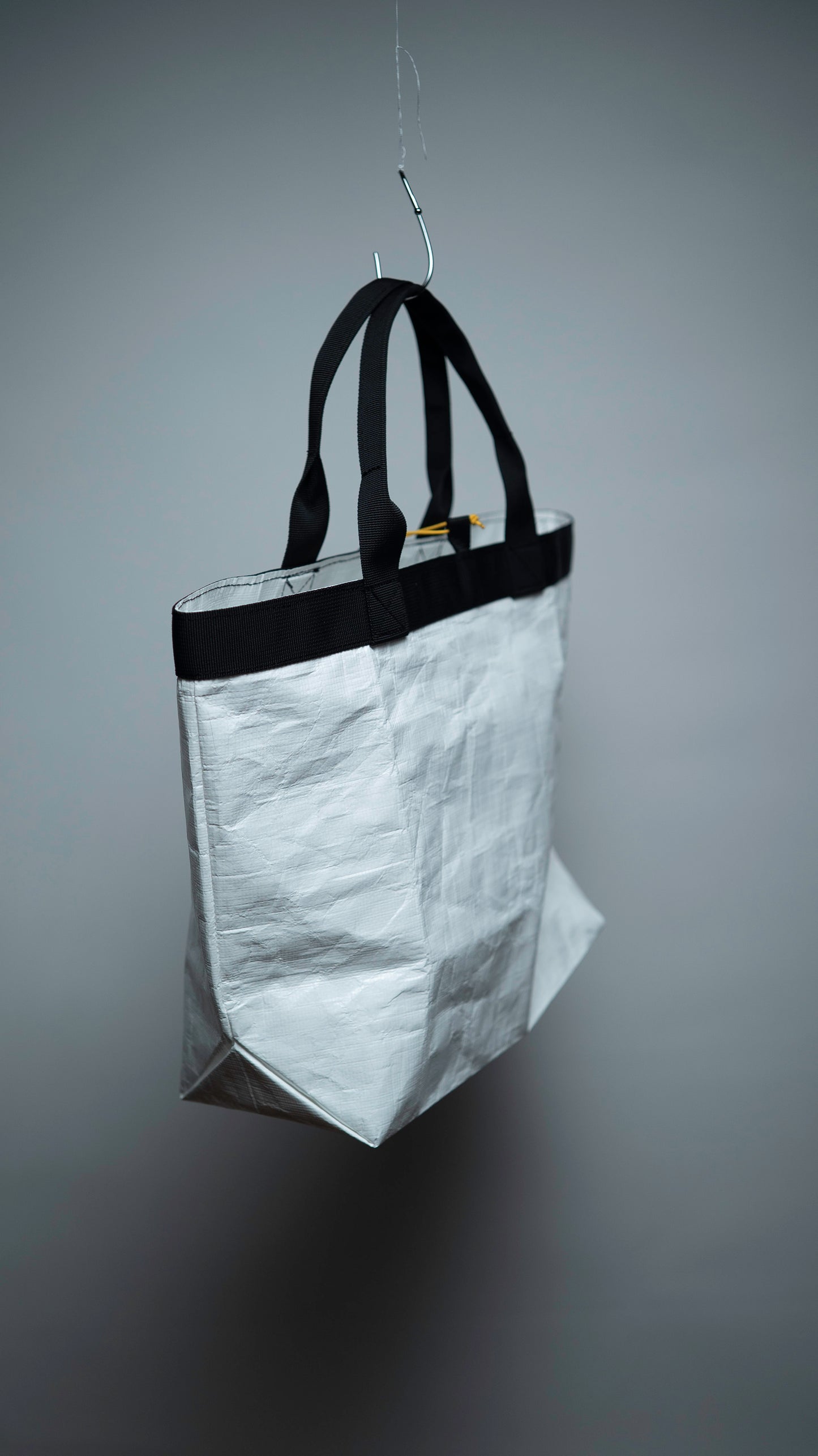 Bolso tote en tarpaulin reciclado blanco