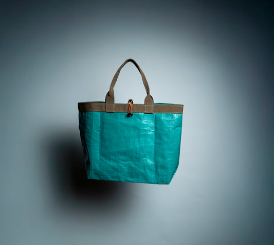Bolso Tote Tarpaulin Verde Plegable